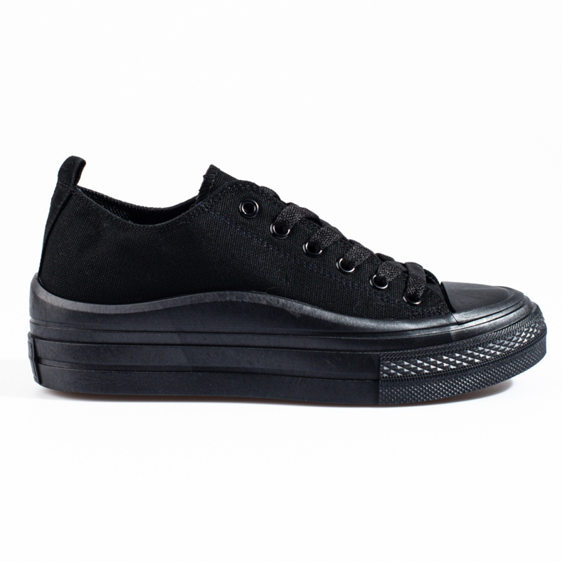 Women's platform sneakers Shelovet black Women's platform sneakers Shelovet black