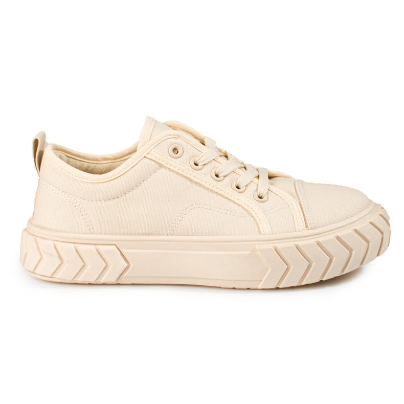 Shelovet women's beige sneakers Shelovet women's beige sneakers