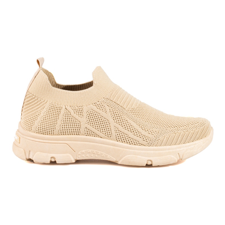 Women's brown Shelovet textile sports shoes