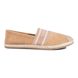 Women's beige suede espadrilles from Vinceza Women's beige suede espadrilles from Vinceza