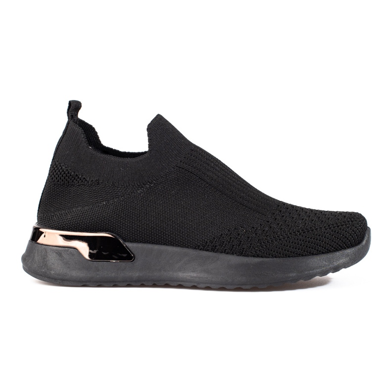 Lightweight black Shelovet textile sports shoes Lightweight black Shelovet textile sports shoes