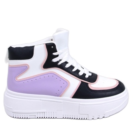 BM Storm BLACK / PURPLE high-top sneakers