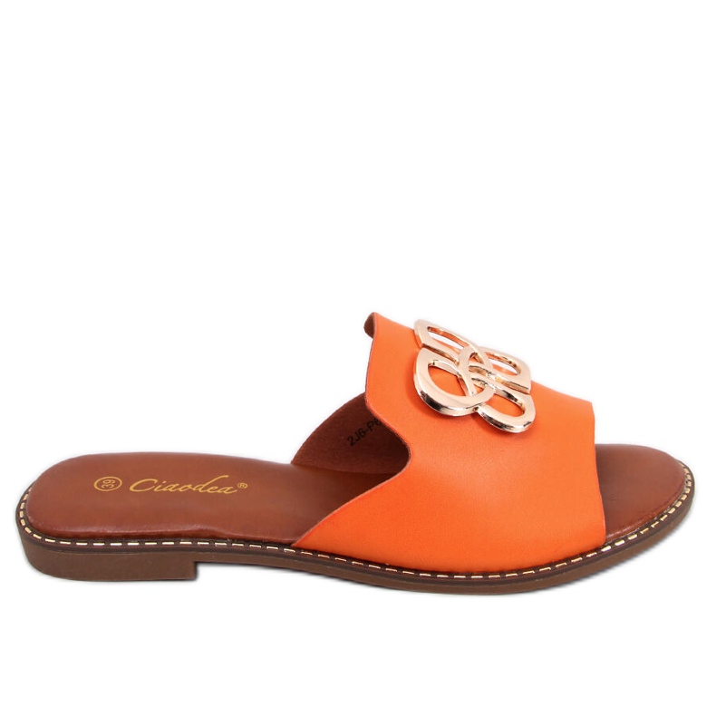Women's Ebony Orange slippers