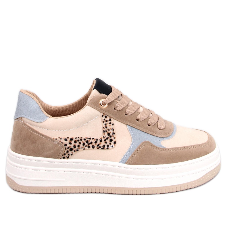 BM Boyd Khaki platform sneakers beige