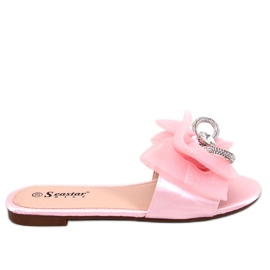 BM Monique Pink bow slippers
