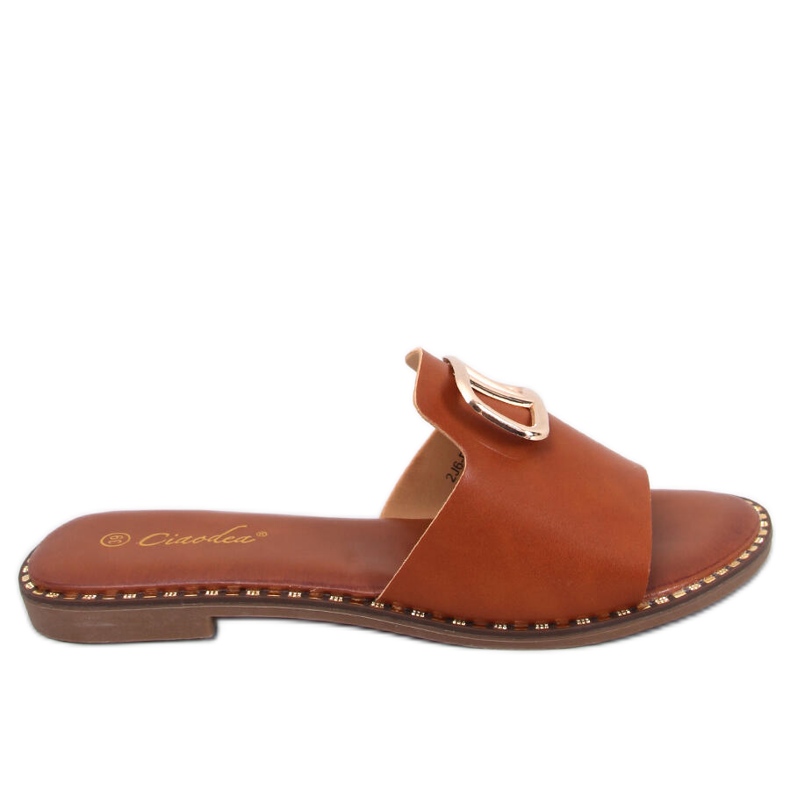 BM Women's Tonya Camel slippers brown