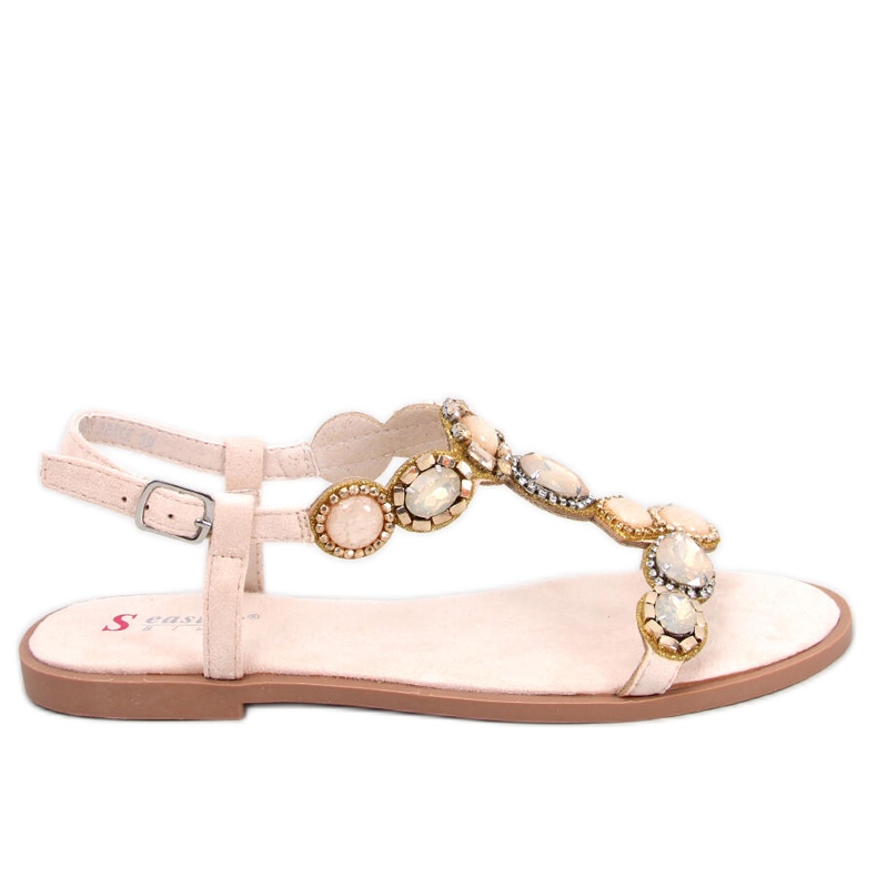BM Sandals with stones from Jolene Beige