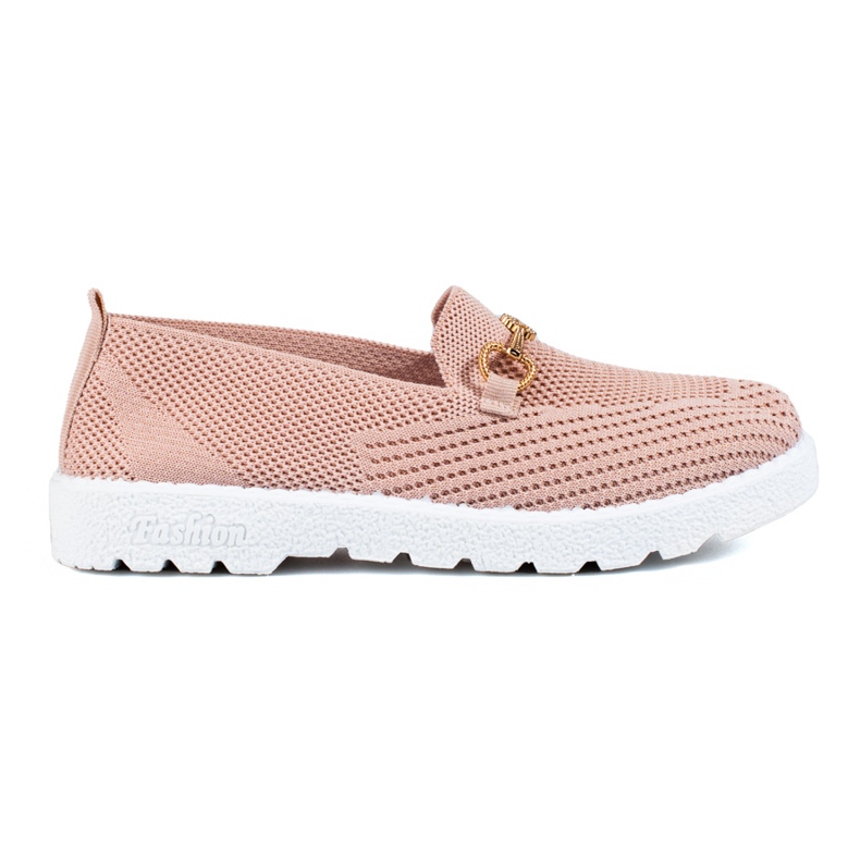 Women's slip on fabric Shelovet powder pink Women's slip on fabric Shelovet powder pink