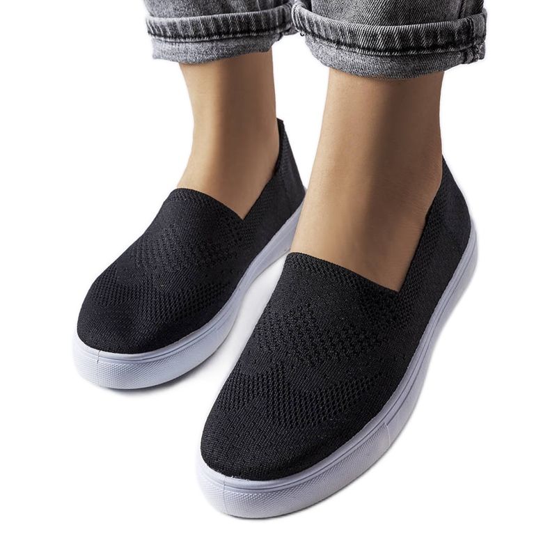 PA1 Black slip-on sneakers from D'Aubigné