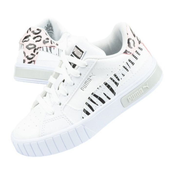 Puma Cali Star Jr 383186 01 sports shoes white black pink