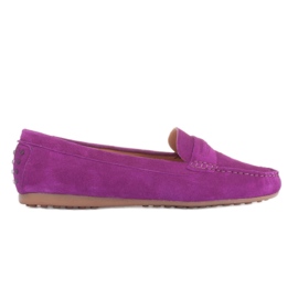 Marco Shoes Fuchsia loafers pink