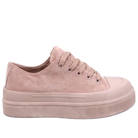 Curtis Khaki platform sneakers beige