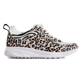 Shelovet women's leopard print sneakers black