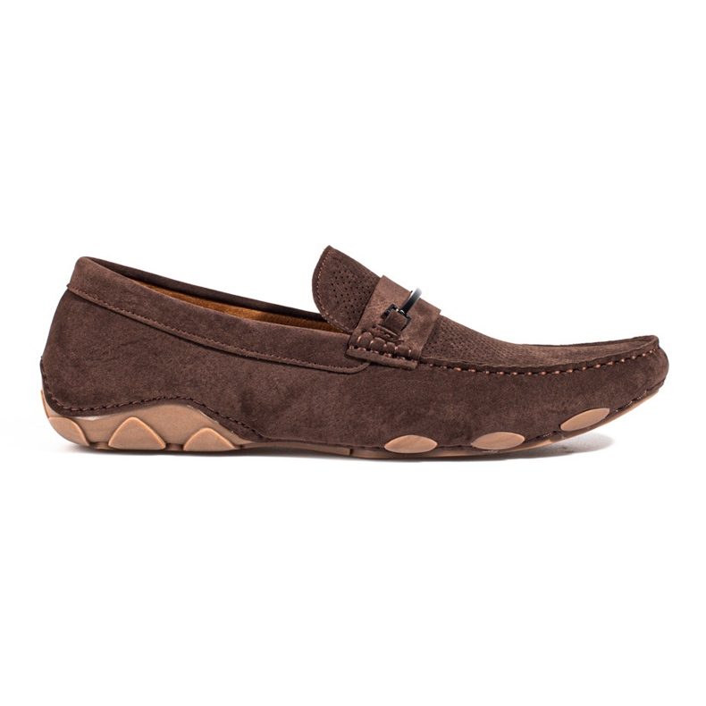 Shelovet men's brown suede loafers Shelovet men's brown suede loafers