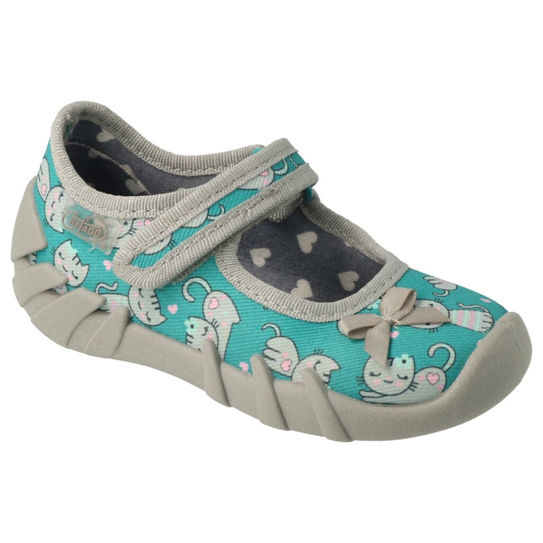 Befado children's shoes speedy 109P238 grey green