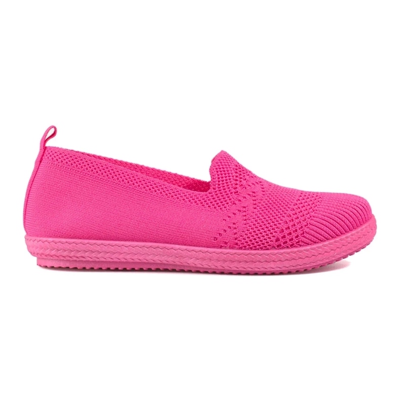 Women's textile slip-on sneakers Shelovet pink