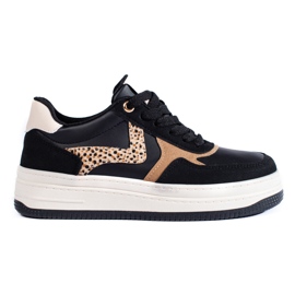 Women's sports shoes on the platform black Shelovet Women's sports shoes on the platform black Shelovet