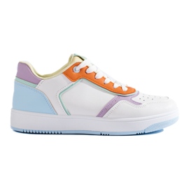 Shelovet multicolored sports shoes for women white