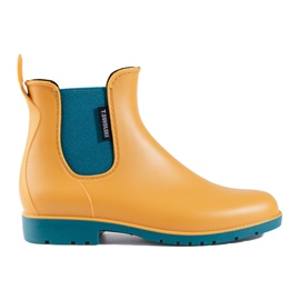 Women's T.Sokolski mustard boots yellow