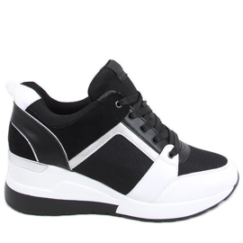 Panda wedge sneakers Diego BLACK/WHITE