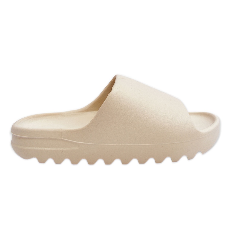 PS1 Fashionable Platform Slippers Light Beige Estella PS1 Fashionable Platform Slippers Light Beige Estella