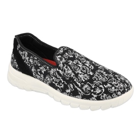 Befado women's sports shoes 517d019 black flowers