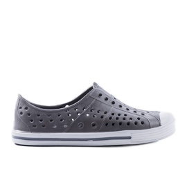 Gray children's Peppin pool slippers grey