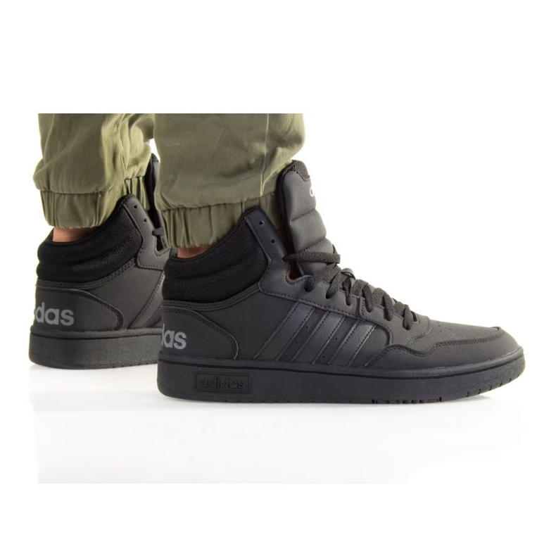 Shoes adidas Hoops 3.0 Mid M GV6683 black Shoes adidas Hoops 3.0 Mid M GV6683 black