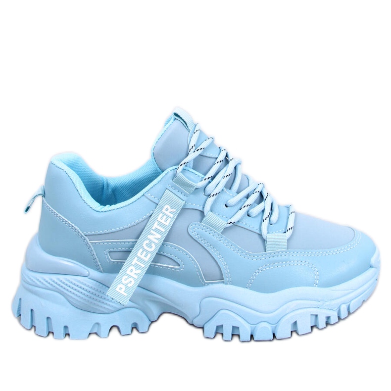 BM Bains Blue wedge sneakers