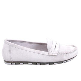 BM Anaya Gray suede loafers for women grey BM Anaya Gray suede loafers for women grey