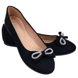 BM Benoit Black suede ballet flats