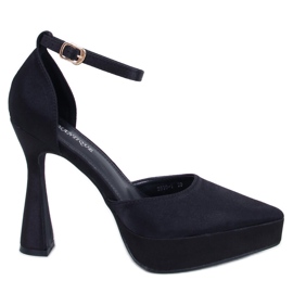 BM Carlie Black platform pumps