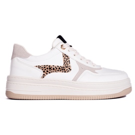 Shelovet chunky sole sneakers white Shelovet chunky sole sneakers white
