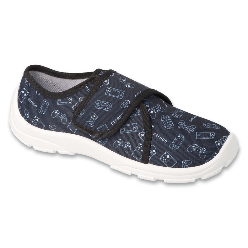 Befado children's shoes 974Y510 white black Befado children's shoes 974Y510 white black