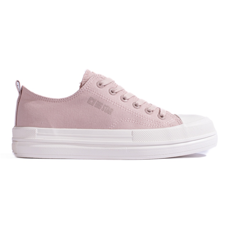 Women's sneakers on the platform pink Big Star LL274970800
