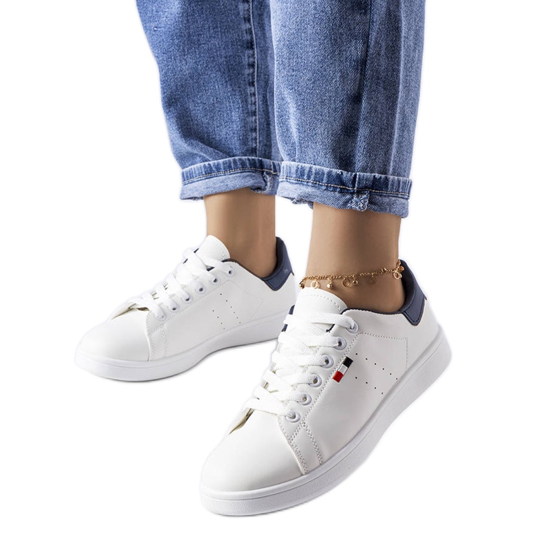 Mothé white eco-leather sneakers Mothé white eco-leather sneakers