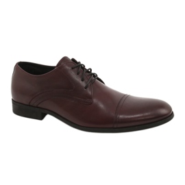 Lace-up shoes maroon Pilpol 1674 multicolored