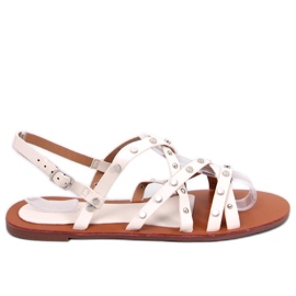 Capriati Beige Roman Sandals
