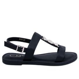 BM Cheek Black metallic women's sandals BM Cheek Black metallic women's sandals