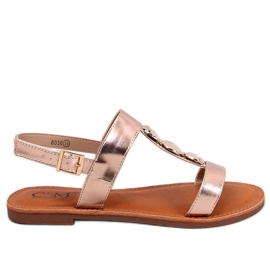BM Women's metallic Cheek Champagne sandals pink BM Women's metallic Cheek Champagne sandals pink
