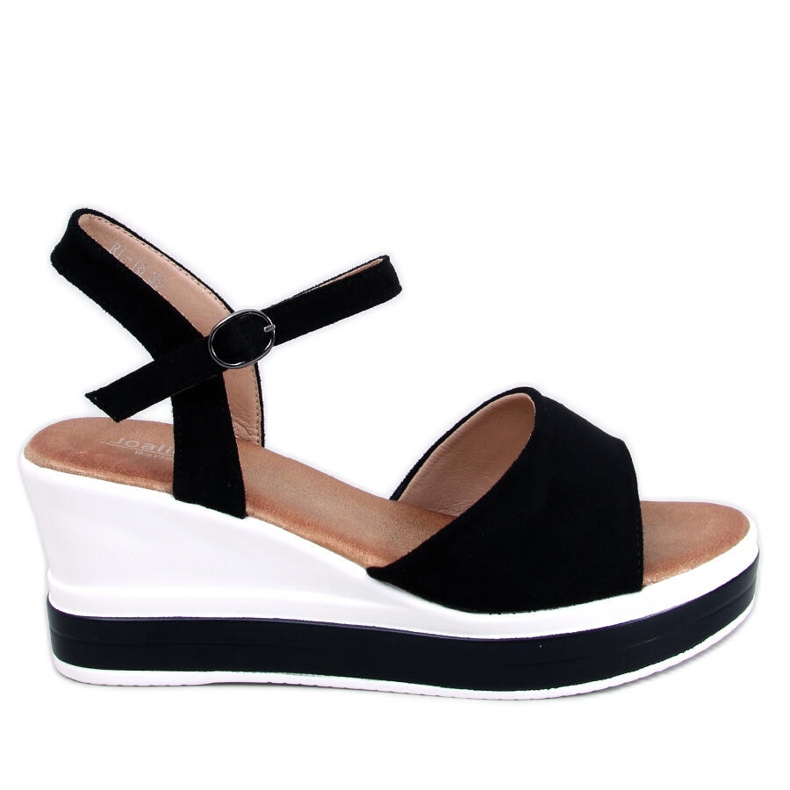 BM Dirado Black wedge sandals
