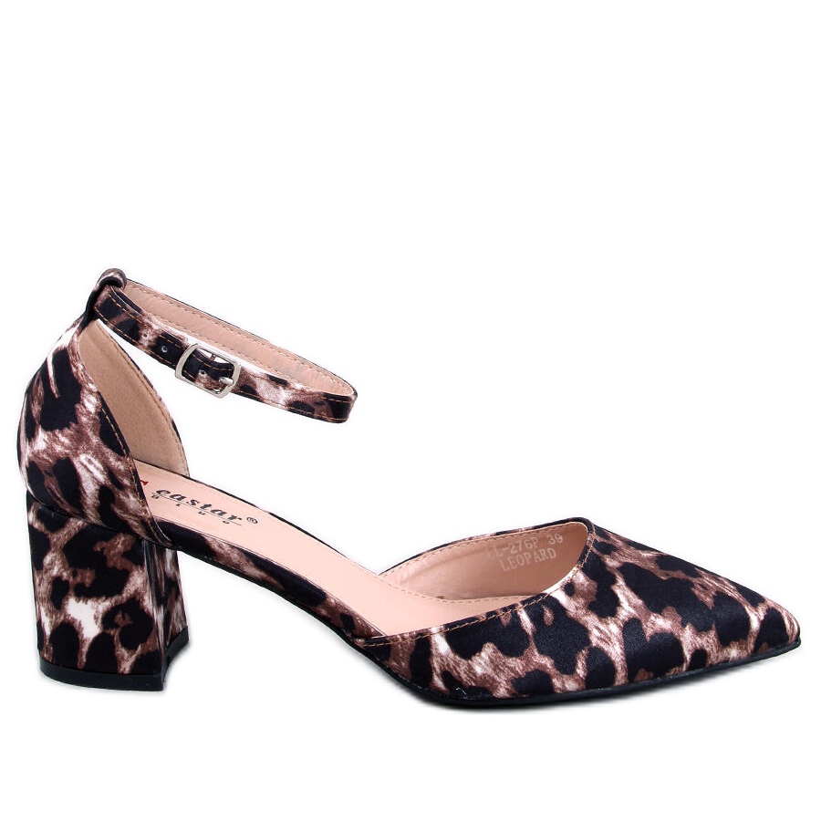 Animal print store low heels