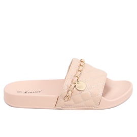 Travis Pink chanelkikikiki flip flops
