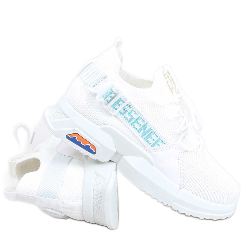 Hiral White socks sports shoes