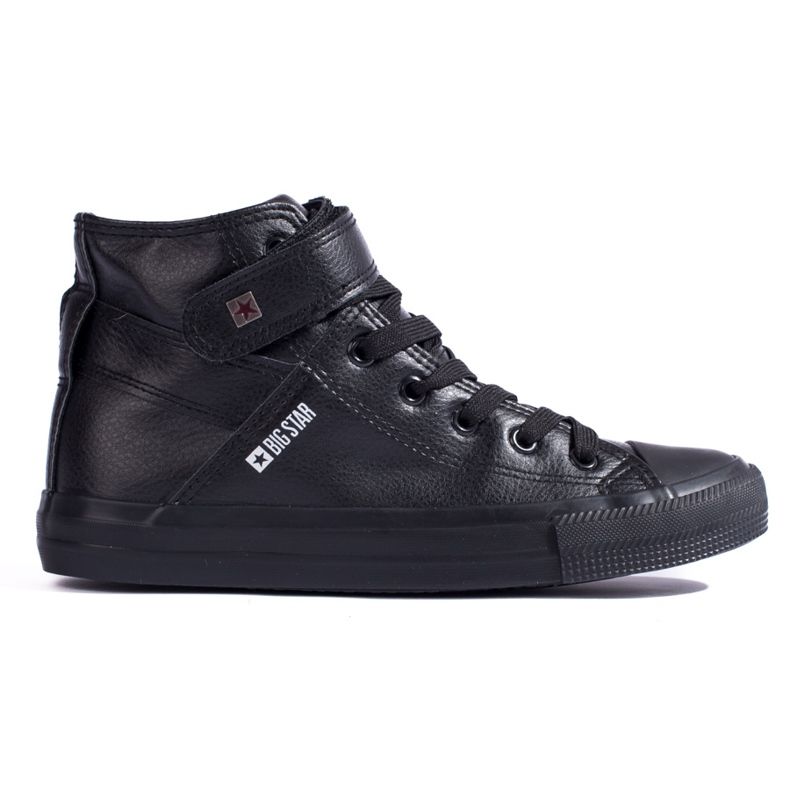 Women's black high sneakers Big Star V274542
