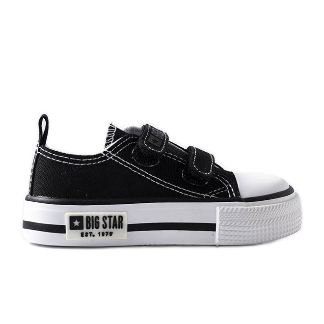 Big Star KK374080 children's black sneakers