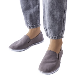 Gray elastic sneakers from Gaulin grey