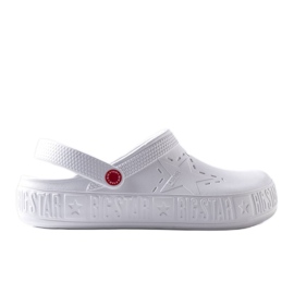 Big Star II175003 white slippers