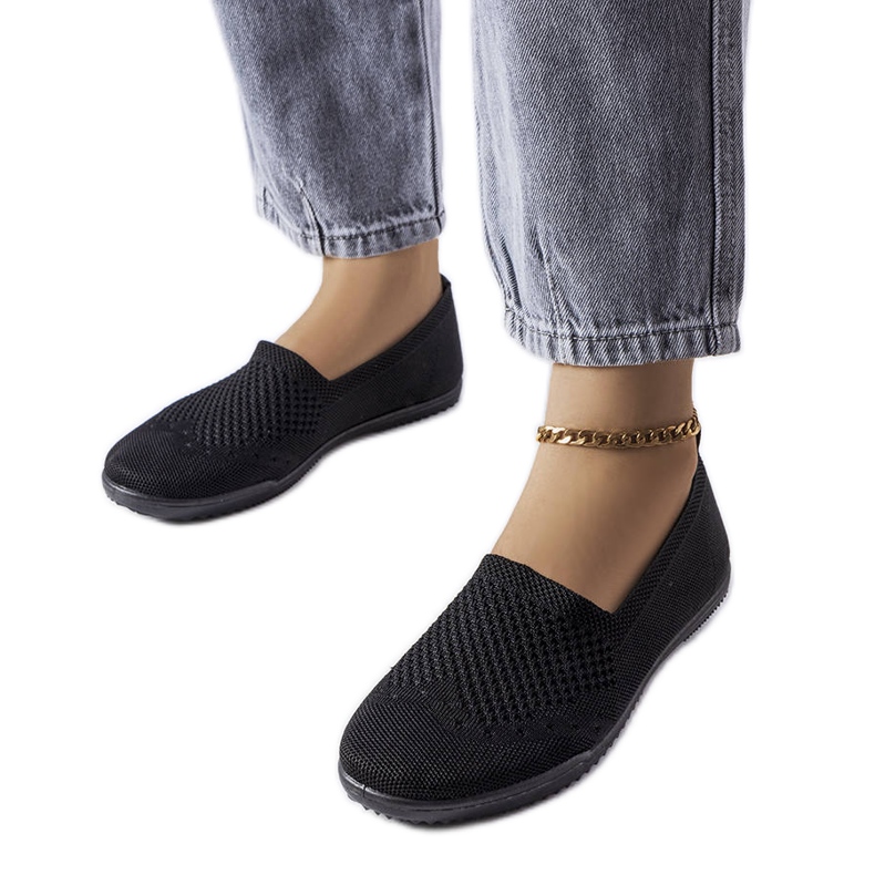 Black slip-on sneakers from Mazuret