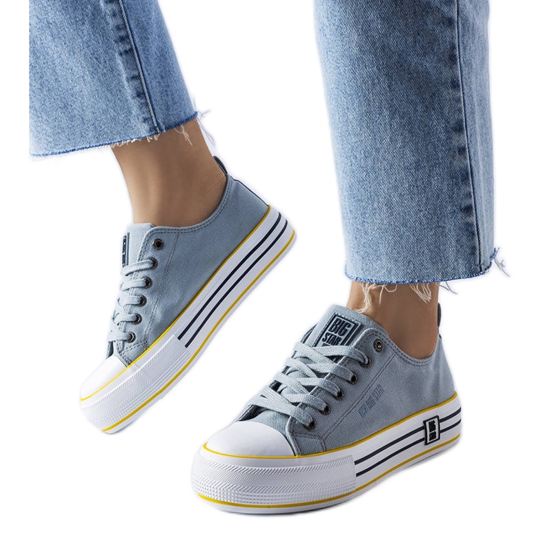 Blue platform sneakers from Big Star LL274183